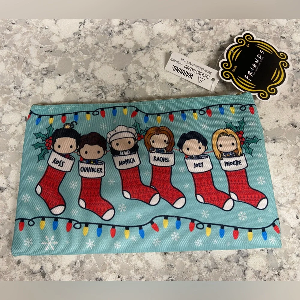 Friends Themed Weekly Planner and Pen Pouch Set - Multicolor